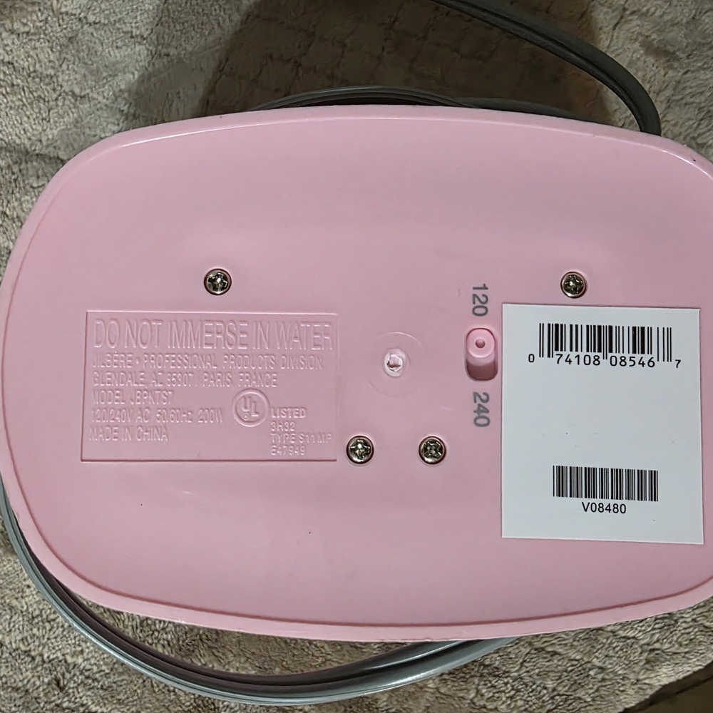 Vintage Jilbère de Paris Pink Hair Roller Set- Special Breast Cancer Edition - Picture 6 of 7